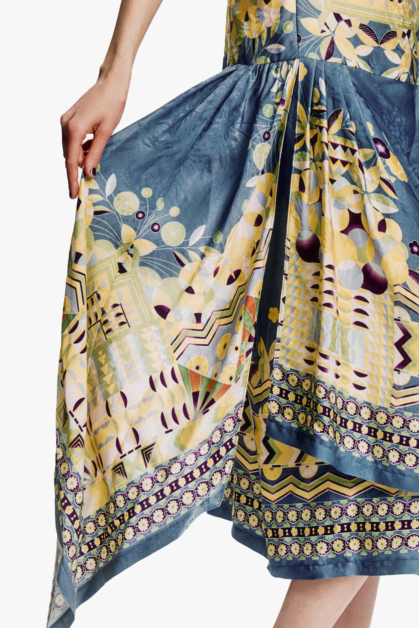 Pueblo Deco Border Dress