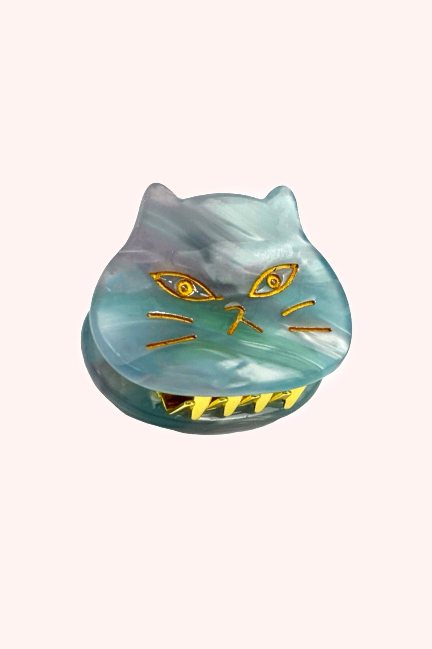 The Cat's Meow Jaw Clip Pair Sky Blue