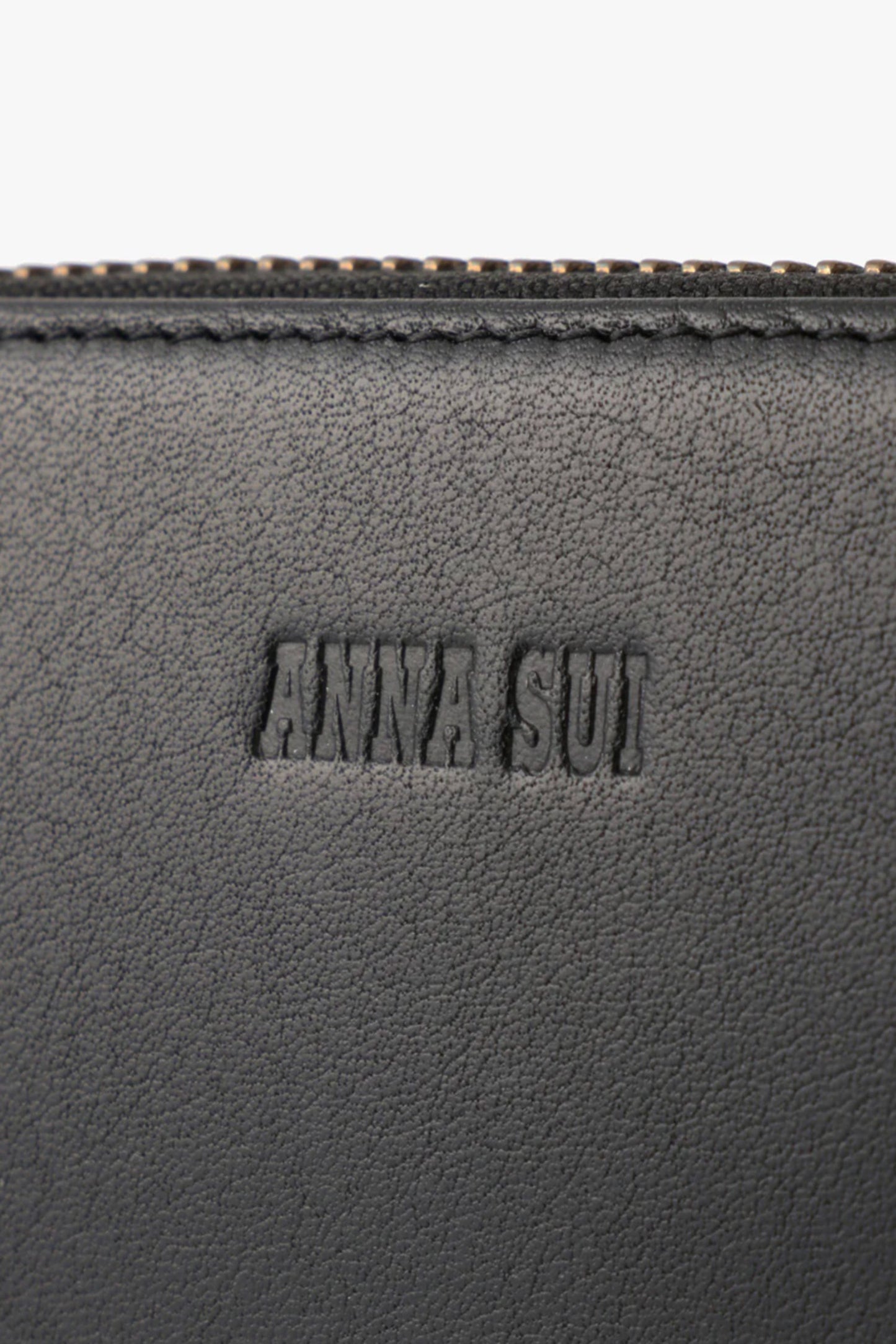 Black Retro Button Wallet