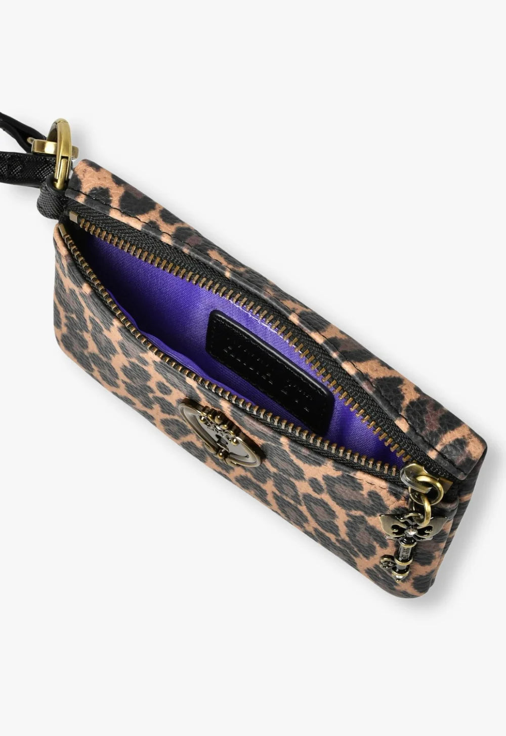 Wild Heart Leopard Wristlet