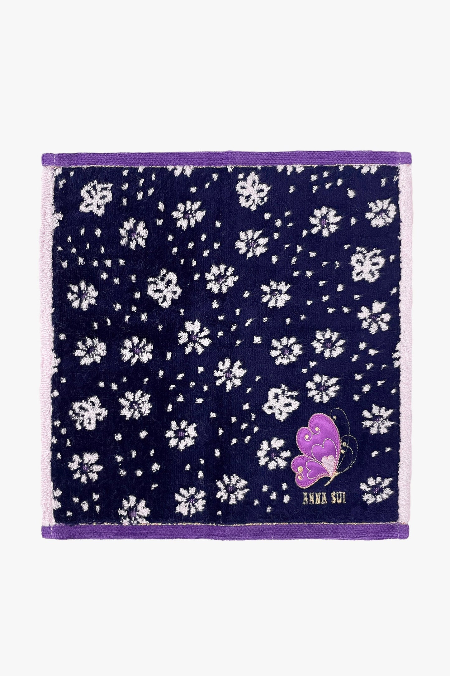 Butterfly Flowers Washcloth