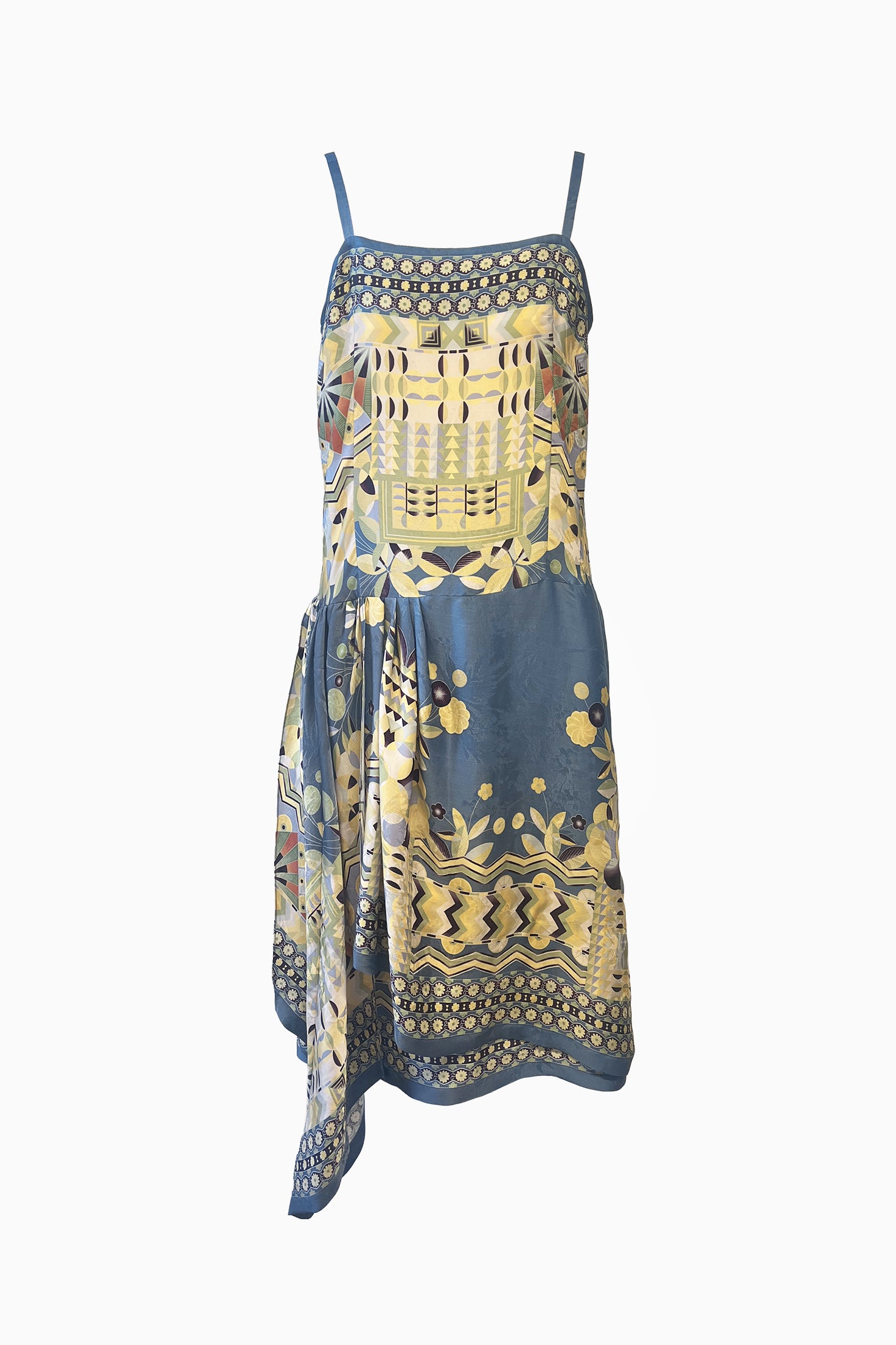 Pueblo Deco Border Dress – Anna Sui
