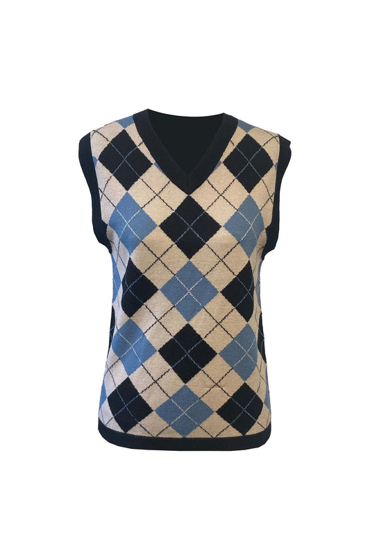 Argyle Knitwear Vest