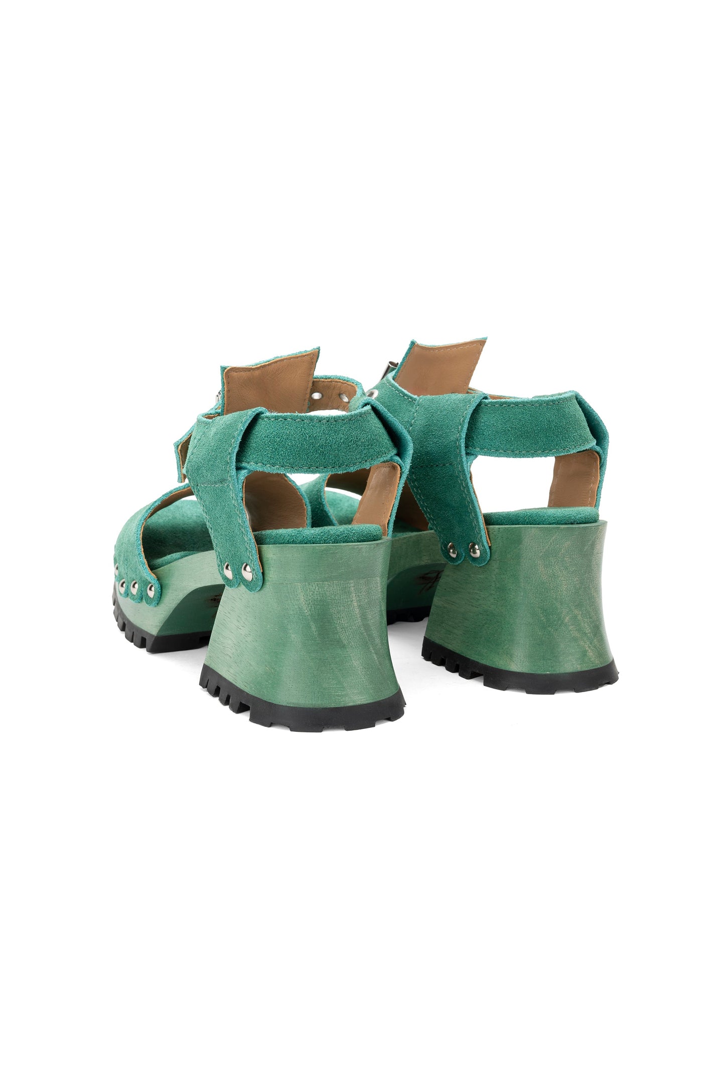 John Fluevog x Anna Sui Clog Sandals - Green