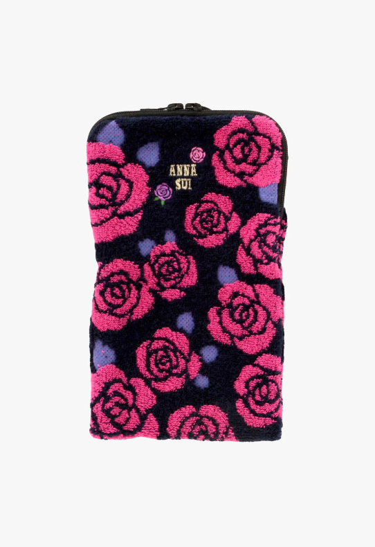 Rosebud Zipper Towel Pouch
