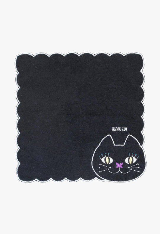 New: Cat Embroidery Washcloth