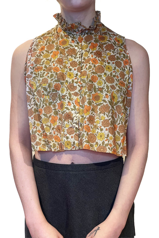 Vintage Liberty Print A-Line Top