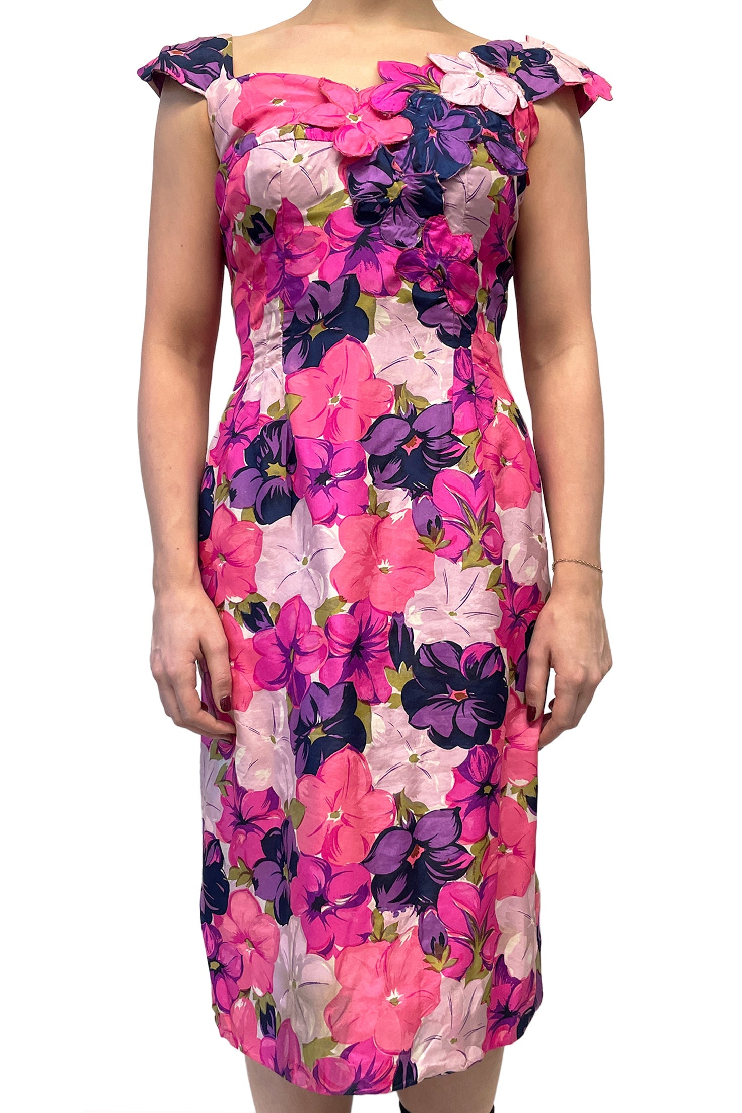 Anna Sui | Vintage 3D Floral Mini Dress Anna Sui | Vintage 3D Floral Mini Dress
