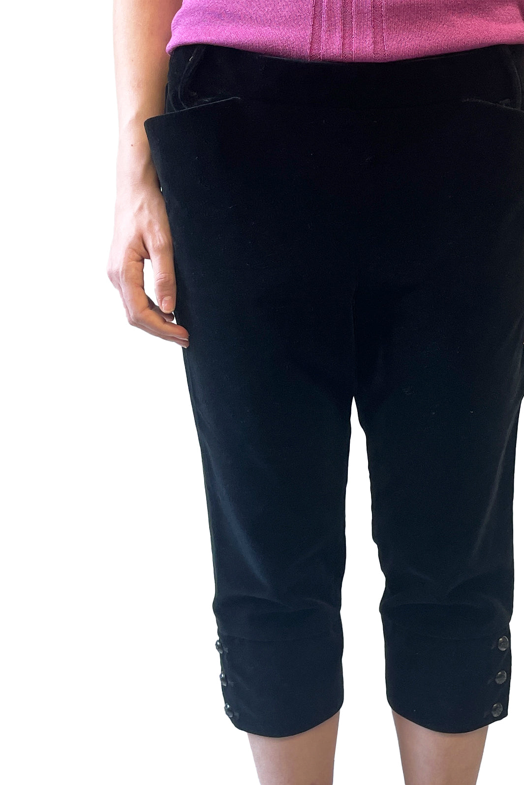 Vintage Anna Sui Fall 1994 Velvet Capris