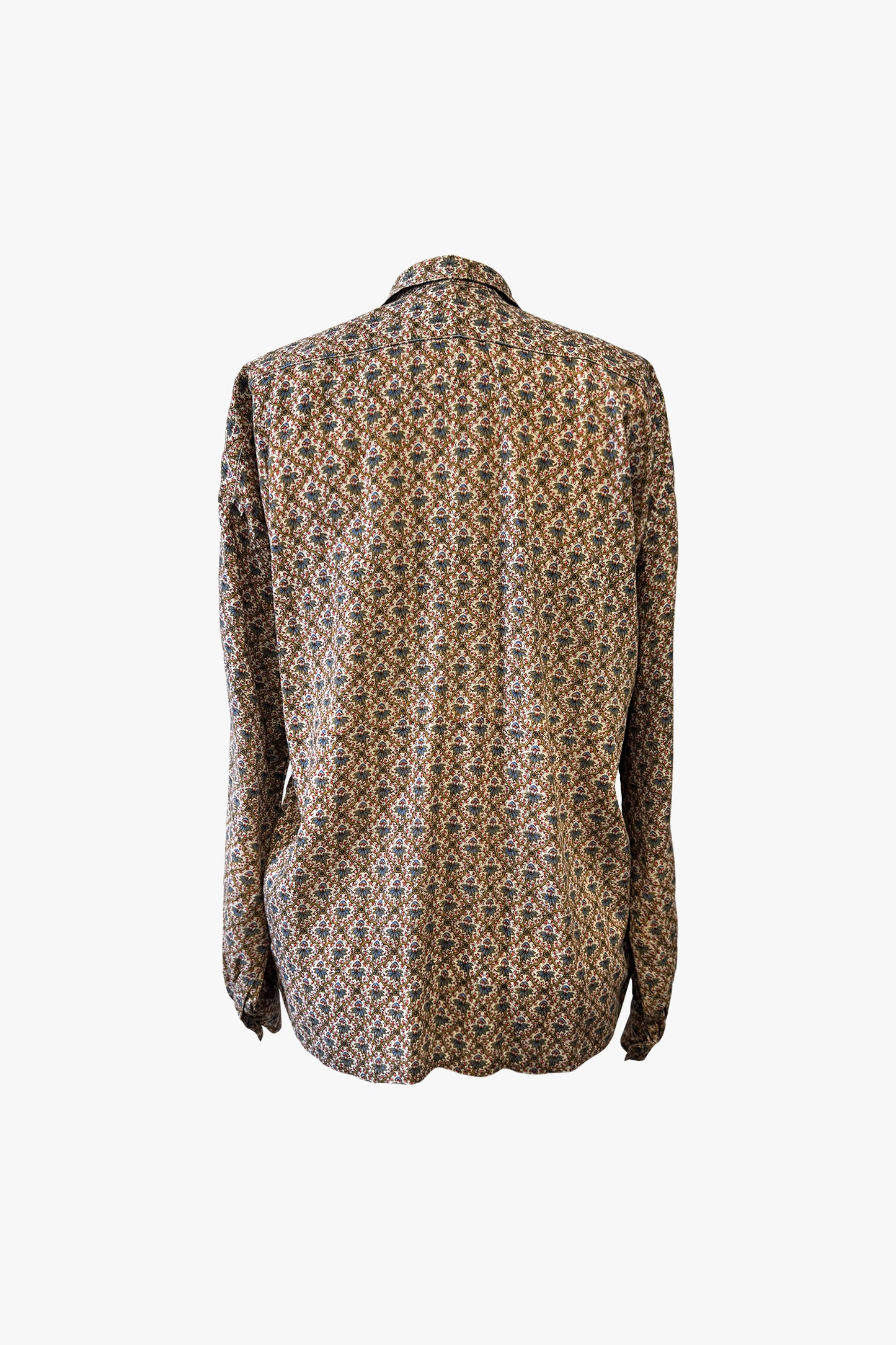 Vintage Woodblock Print Tunic