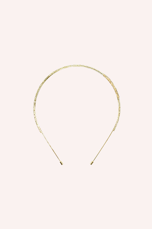 Gold Rose Cutout Flower Headband