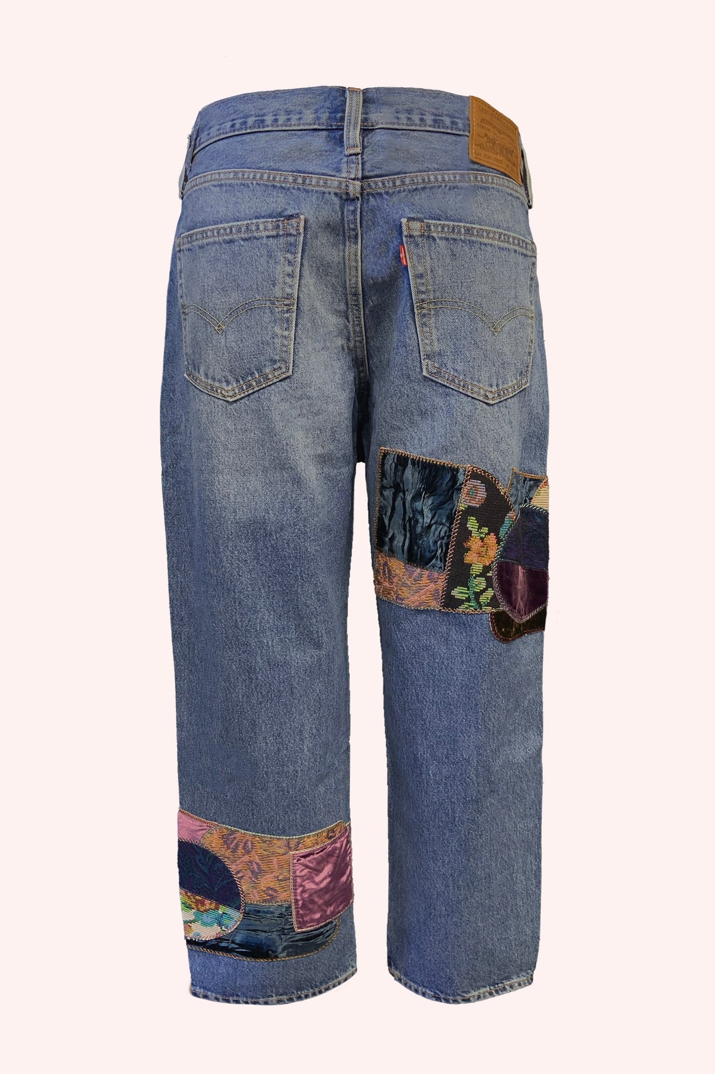 Genderless Patchwork Jeans