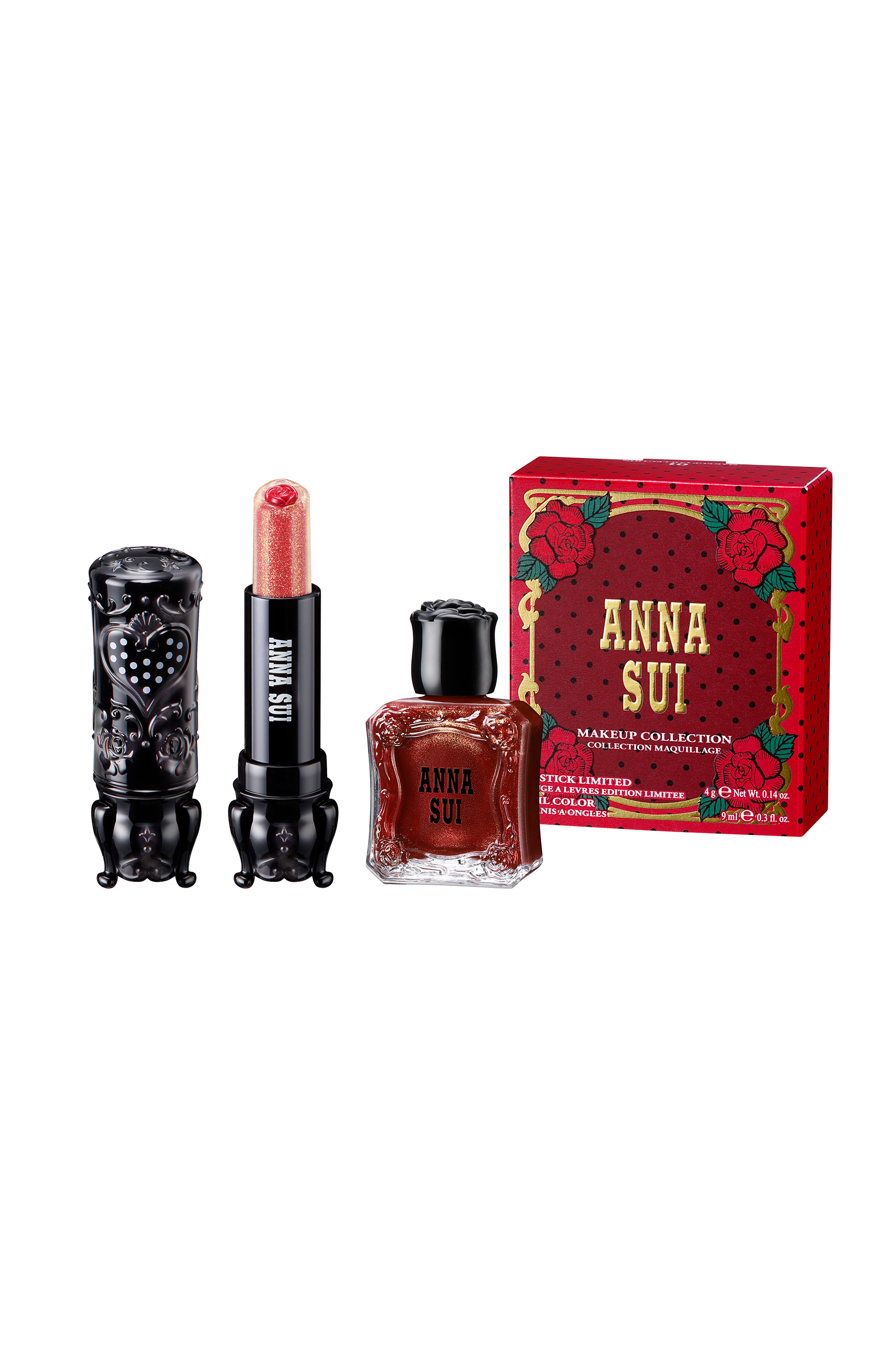 Holiday Exclusive Lipstick and Nail Color Gift Set Anna Sui
