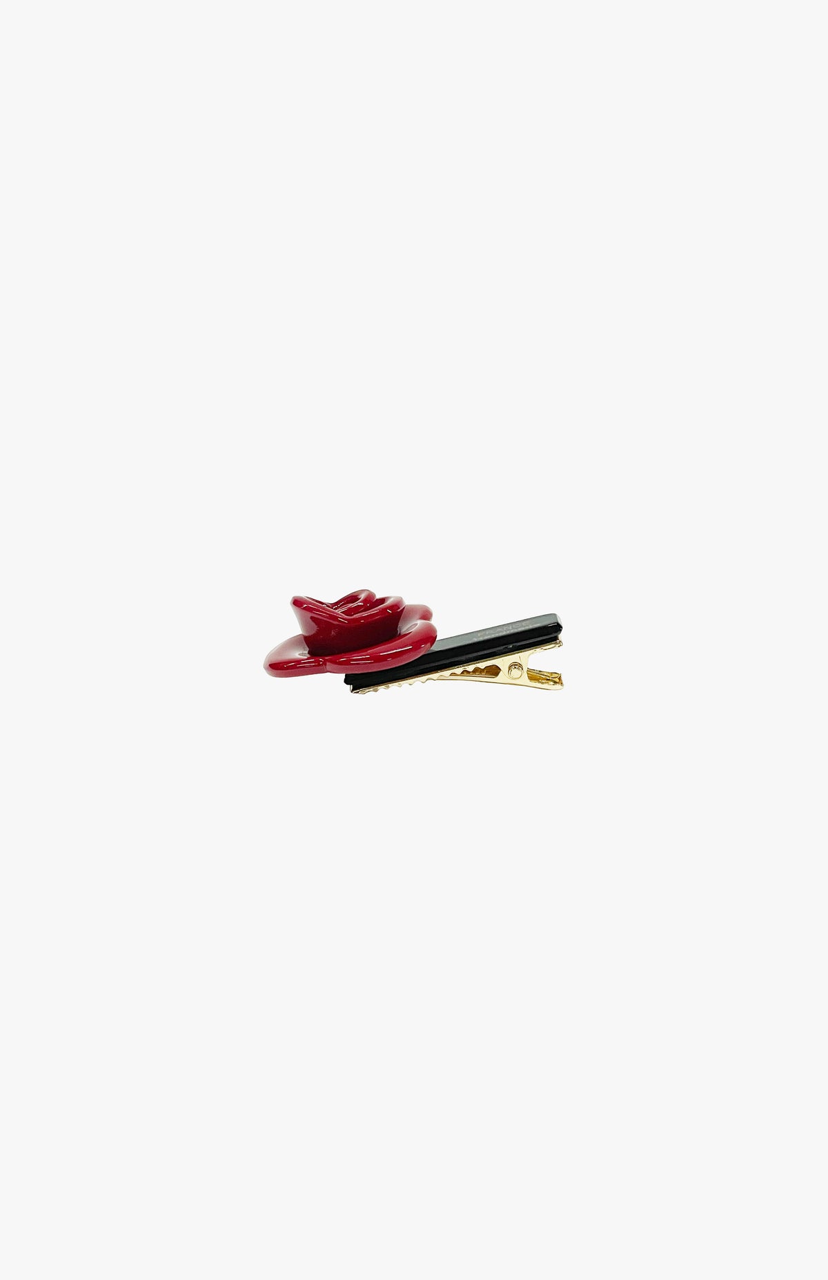 Petite Fleur Side Clip - Red