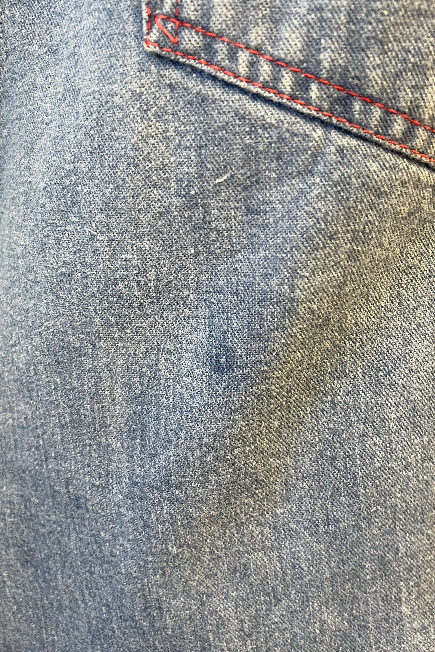 Vintage 60’s Sleeveless Hooded Denim Zip Vest