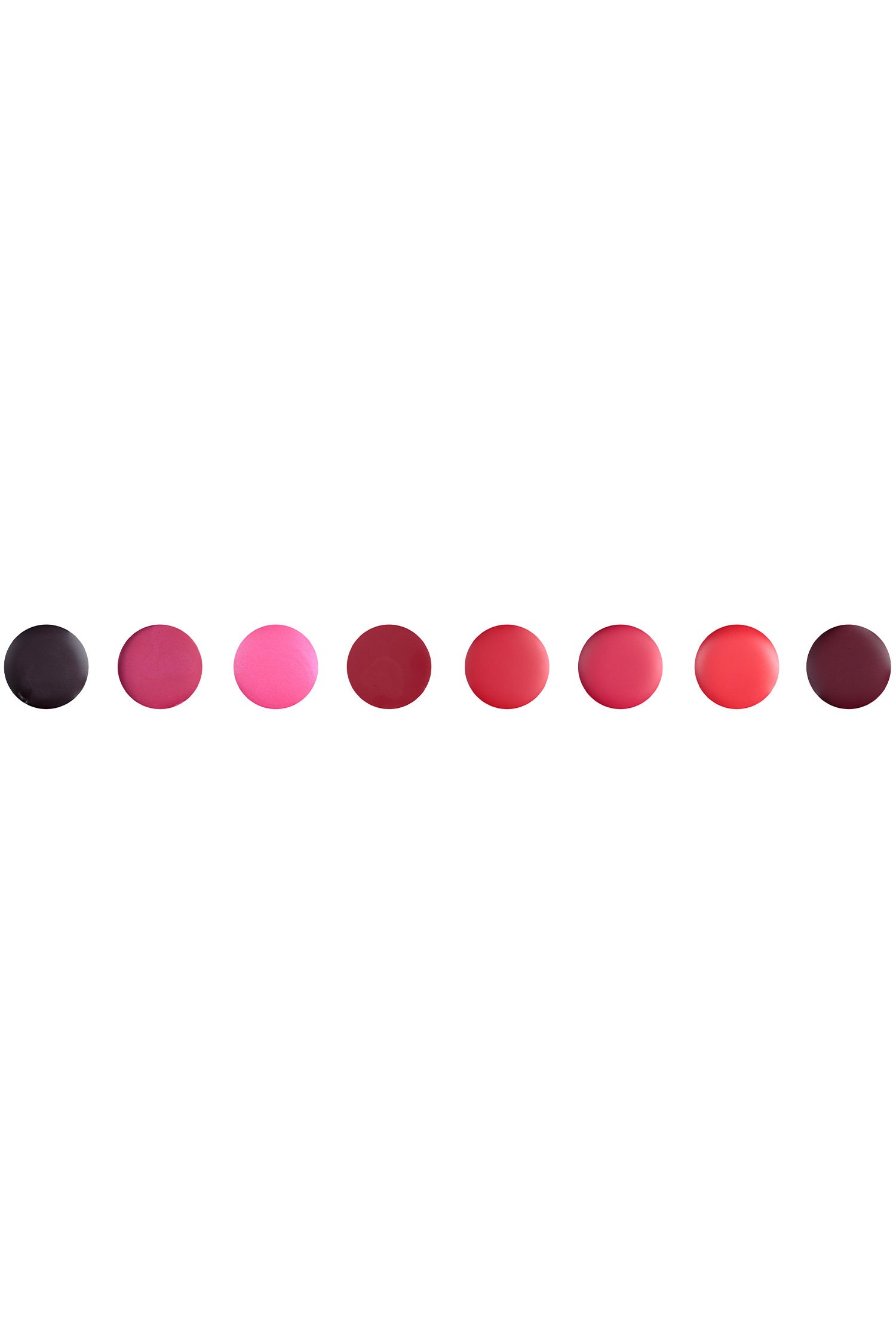 Plum Deep & Pink, Neon Pink, Magenta Red, Royal Red, Bright Red, Classic Red, Cherry Red dots.
