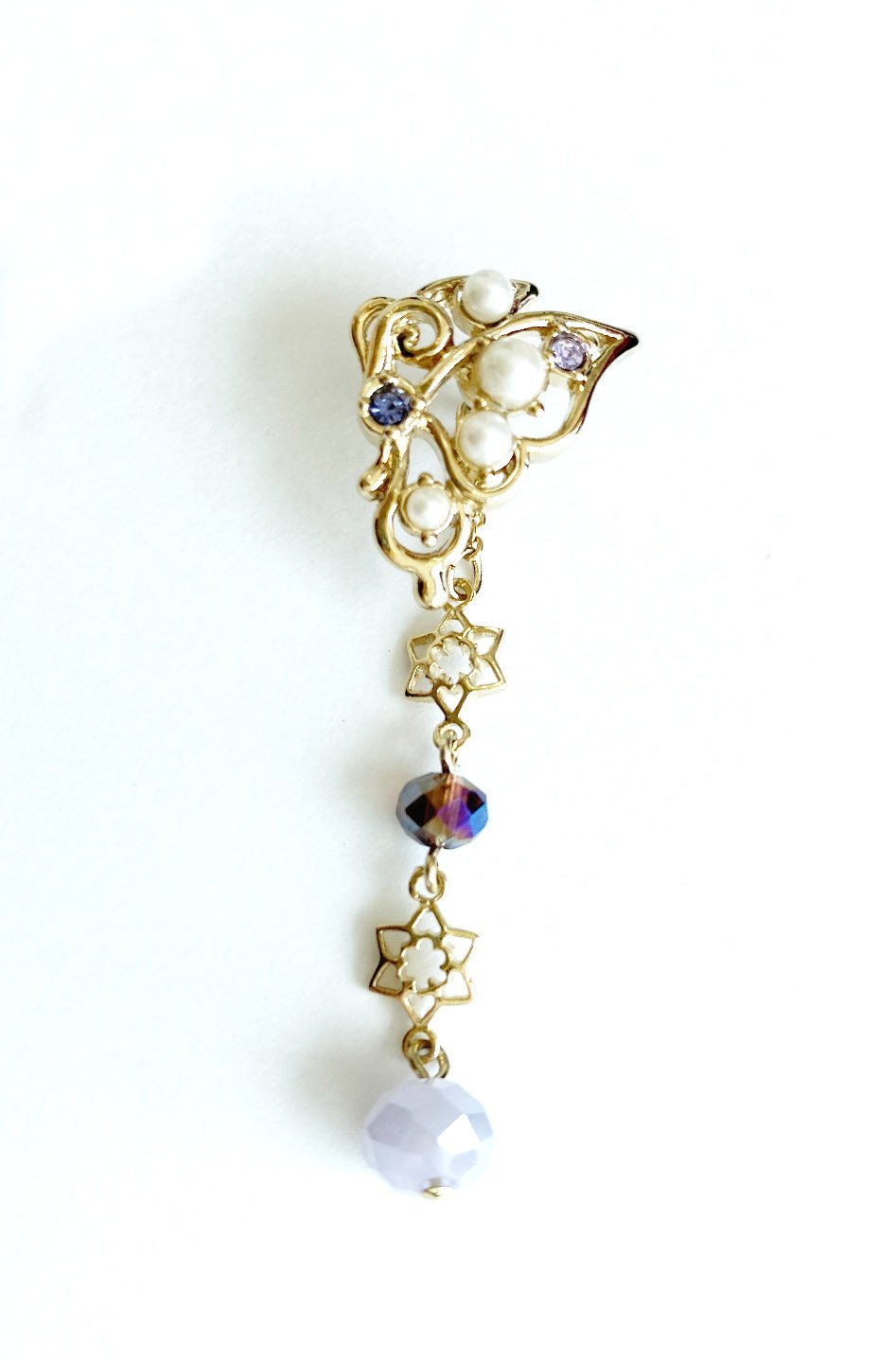 Whimsical Butterfly Drop Earrings in Gold <br> SS20 </br> - Anna Sui