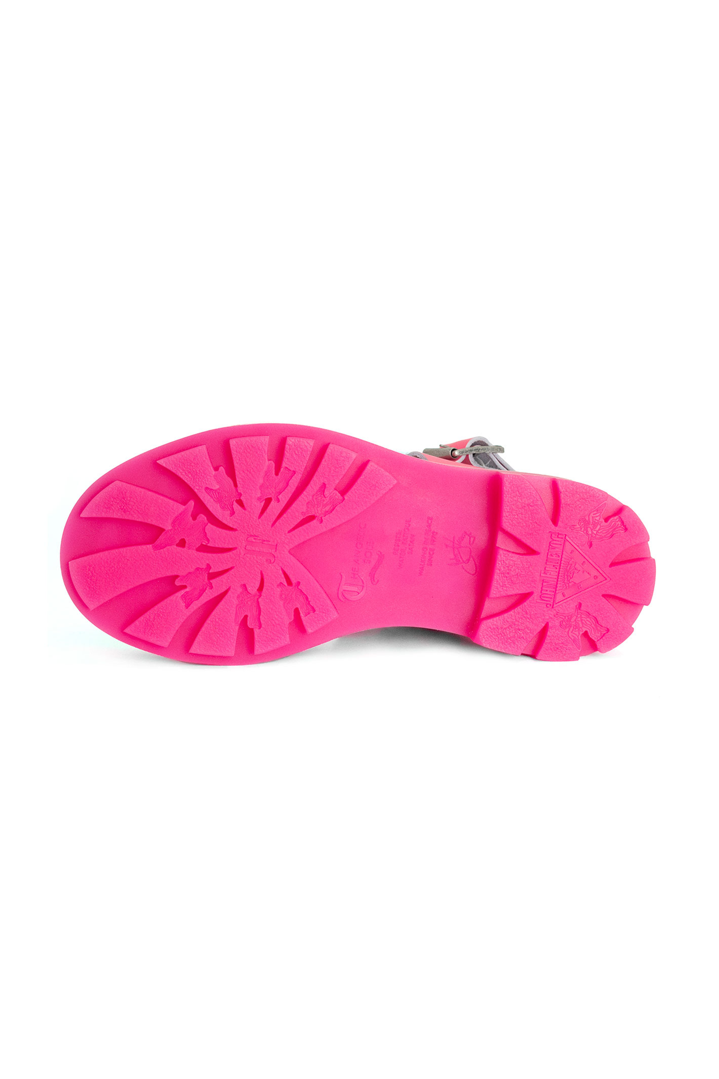 Anna Sui x John Fluevog Sandals <br> Neon Pink - Anna Sui