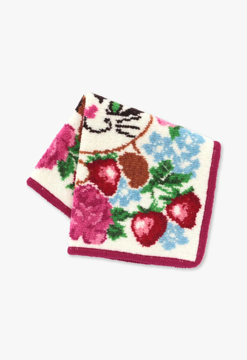 Strawberry Garden Washcloth