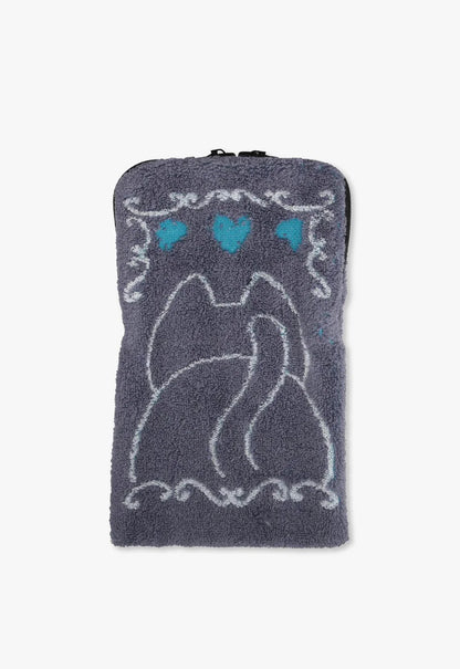 Cat Towel Zipper Pouch