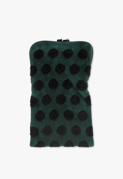 Polka Dot Towel Zipper Pouch
