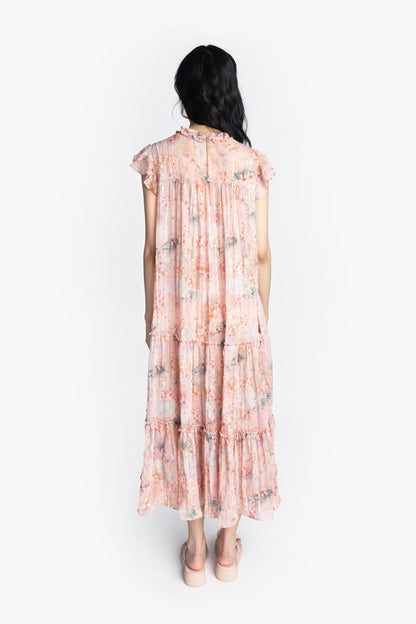 Oasis Blooms Tiered Maxi Dress