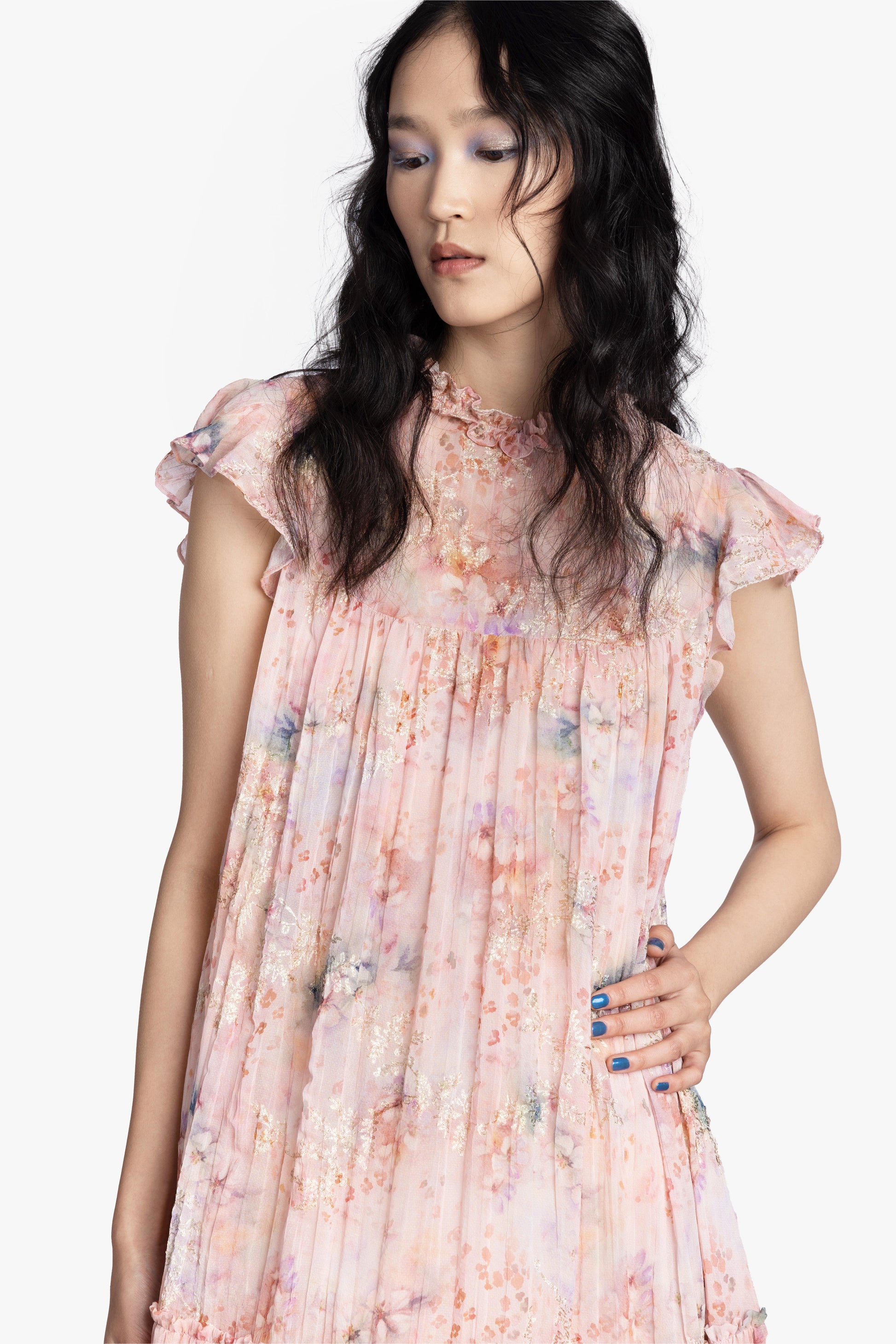 anna sui maxi dress Oasis Blooms Tiered Maxi Dress