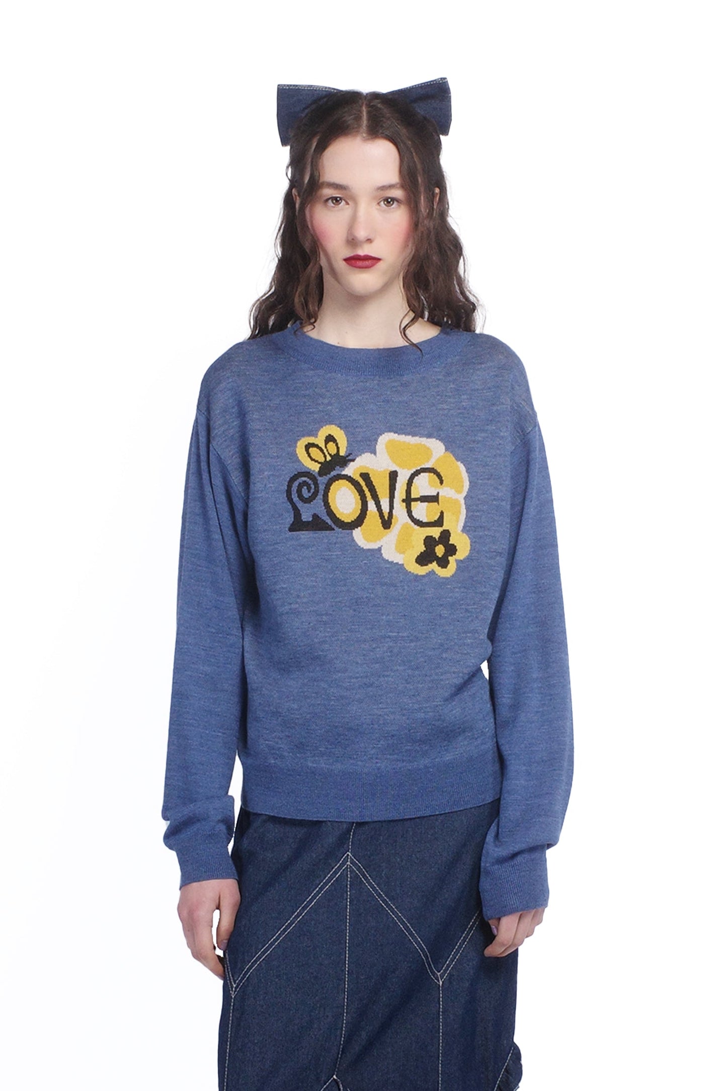 Knitwear Love Sweater Cornflower