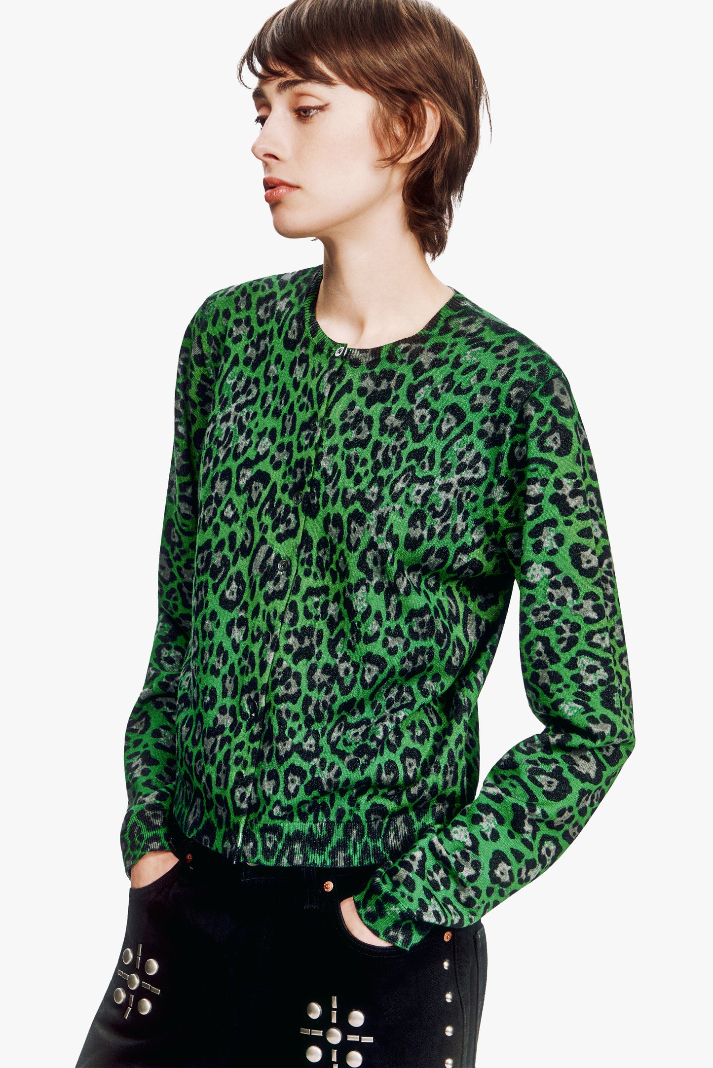 Jade Jaguar Cardigan