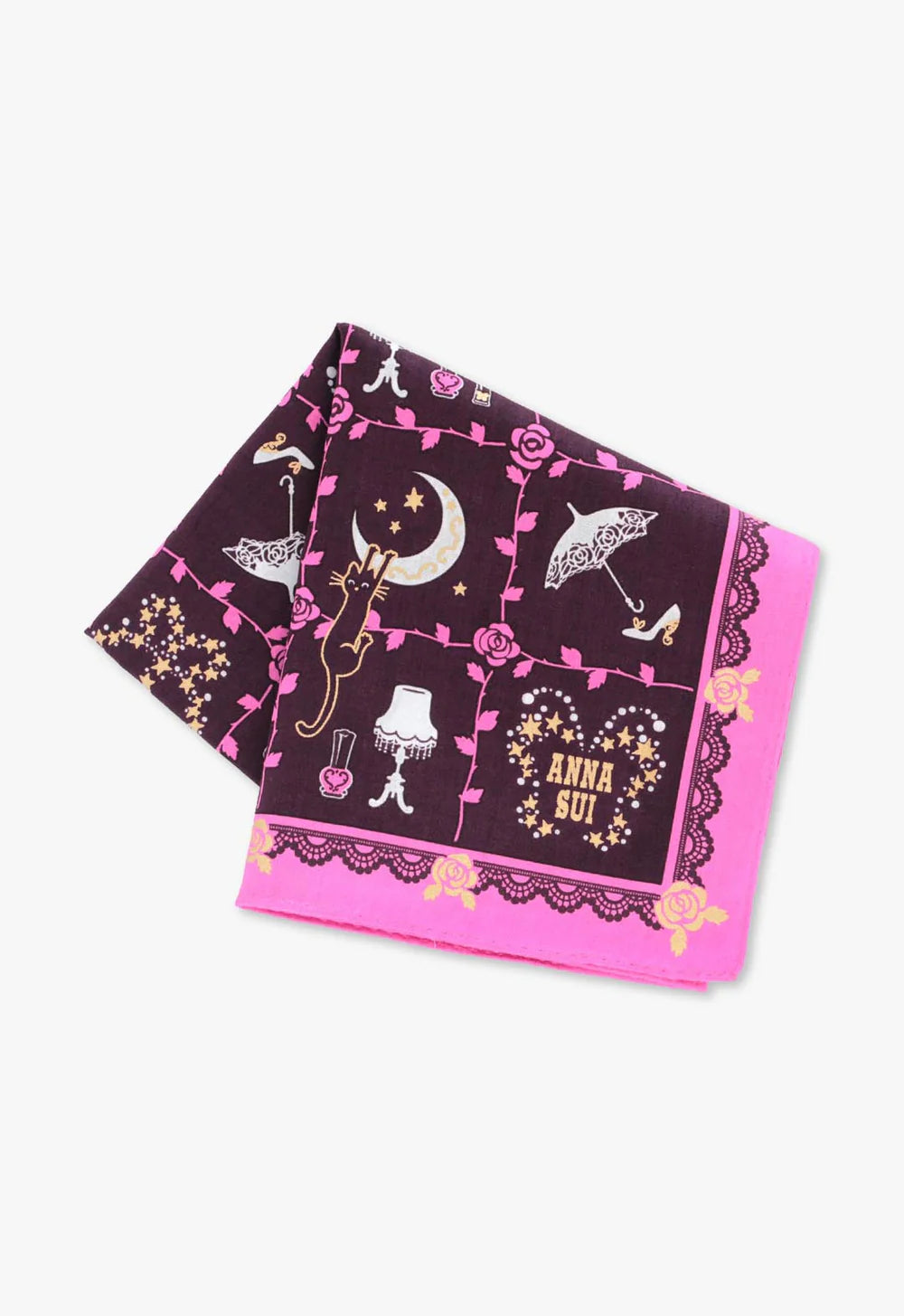 Rose Vine Decor Handkerchief