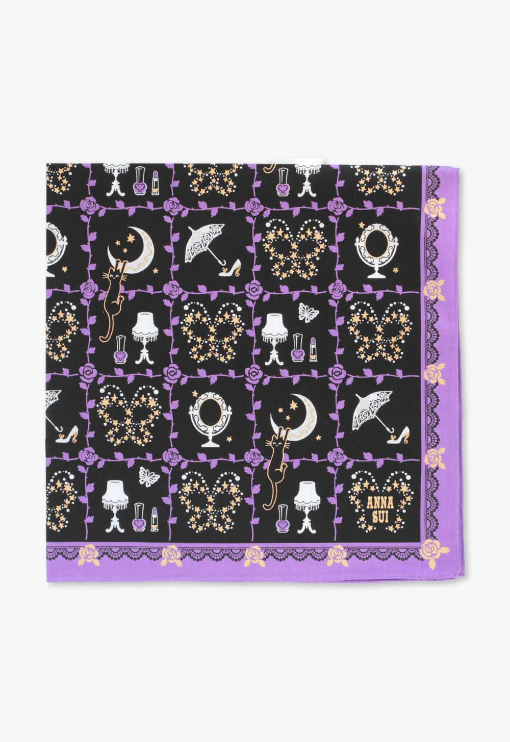 Rose Vine Decor Handkerchief