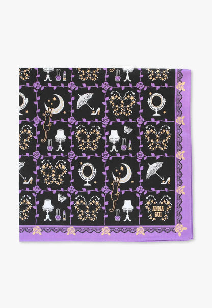 Rose Vine Decor Handkerchief