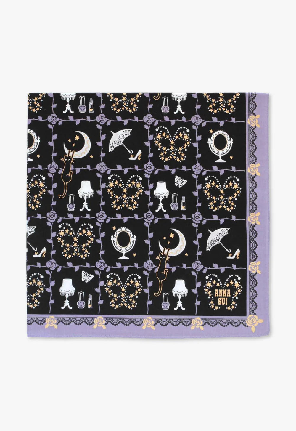 Rose Vine Decor Handkerchief