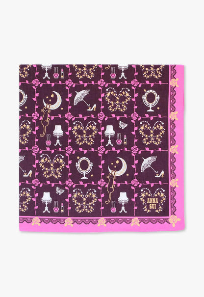 Rose Vine Decor Handkerchief