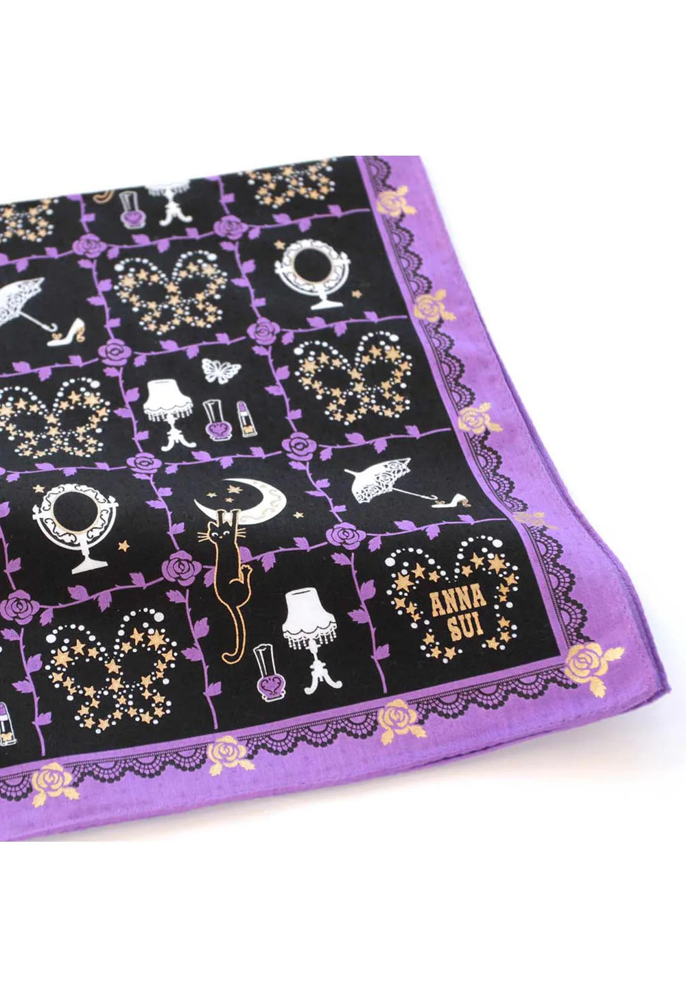 Rose Vine Decor Handkerchief
