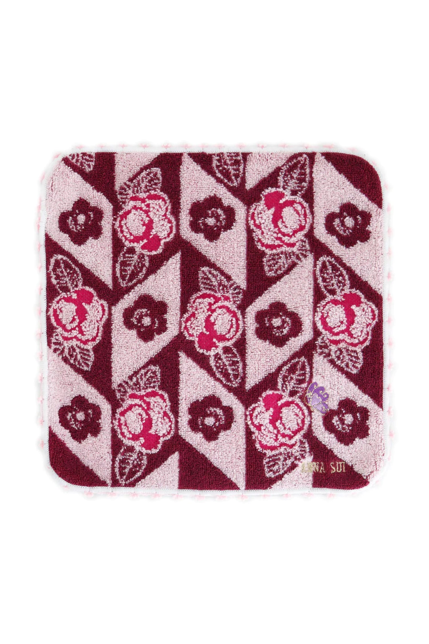 Red Velvet Bathroom Mat, Mat Size: 16x24inch