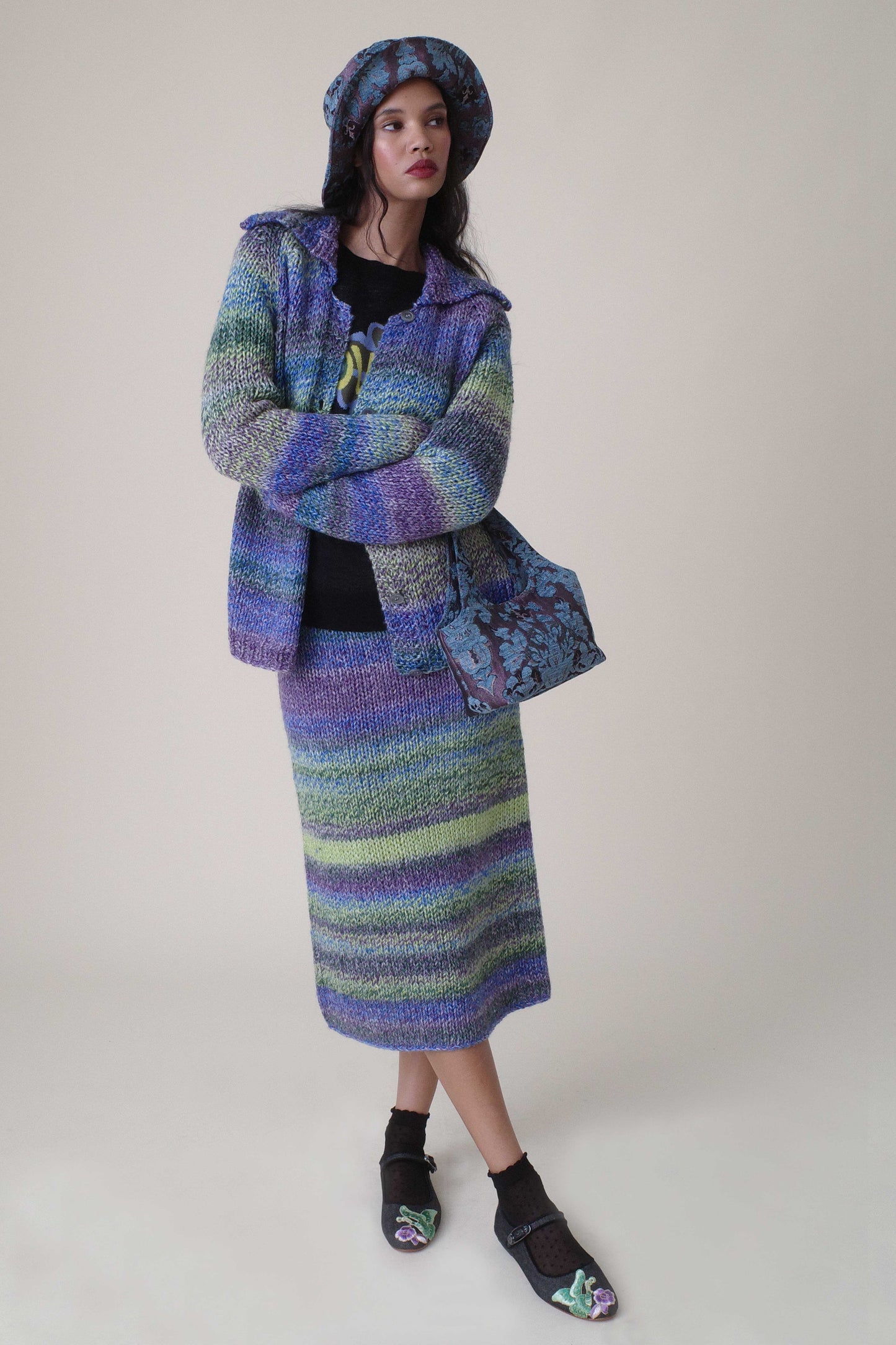 Spacedye Knit Cardigan