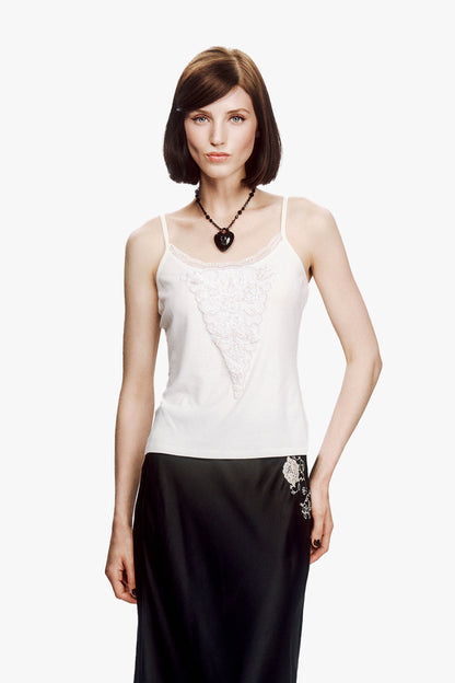 Deco Camisole - White