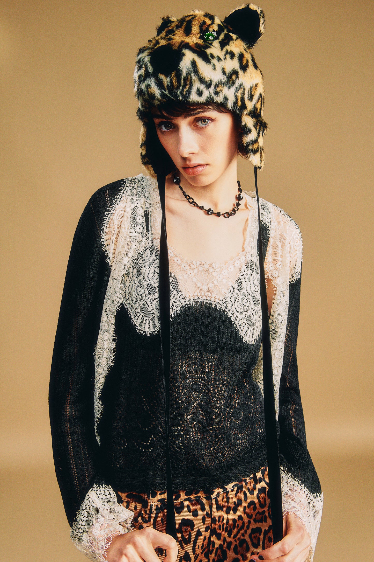 Lingerie Lace Knit Camisole