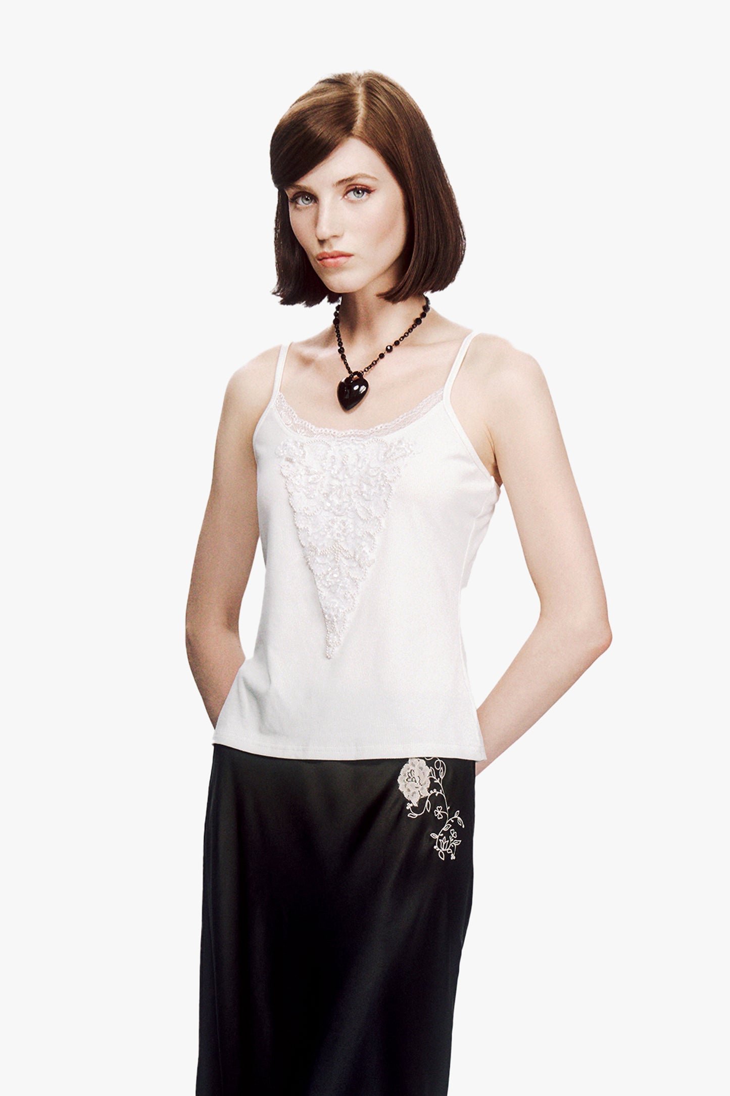 Deco Camisole - White