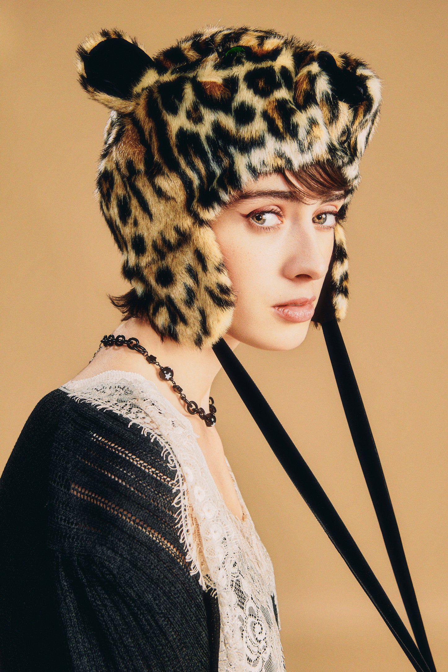 Leopard Faux Fur Hat