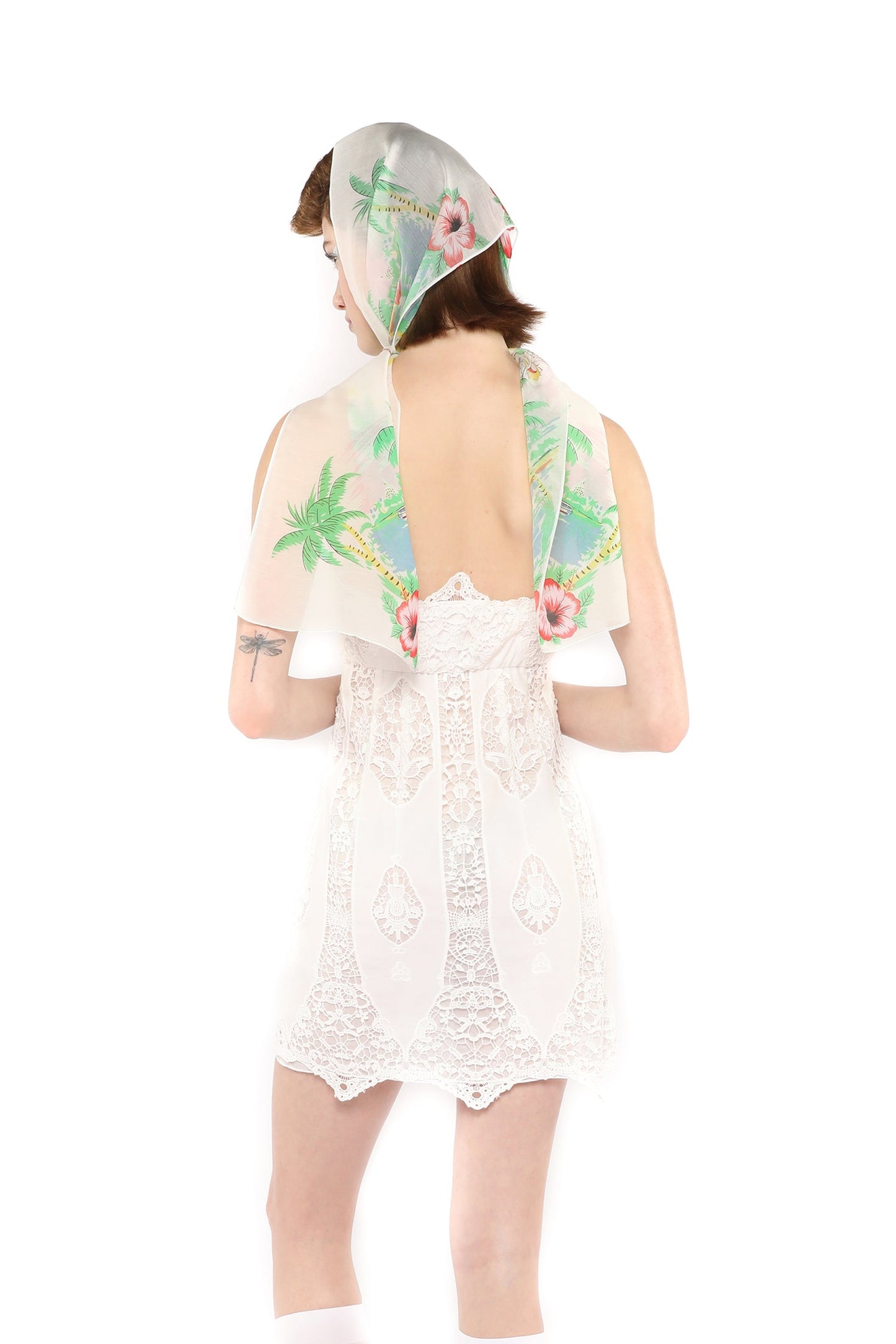 anna sui strapless structured mini dress Applique Lace Combo Strapless Dress Anna Sui