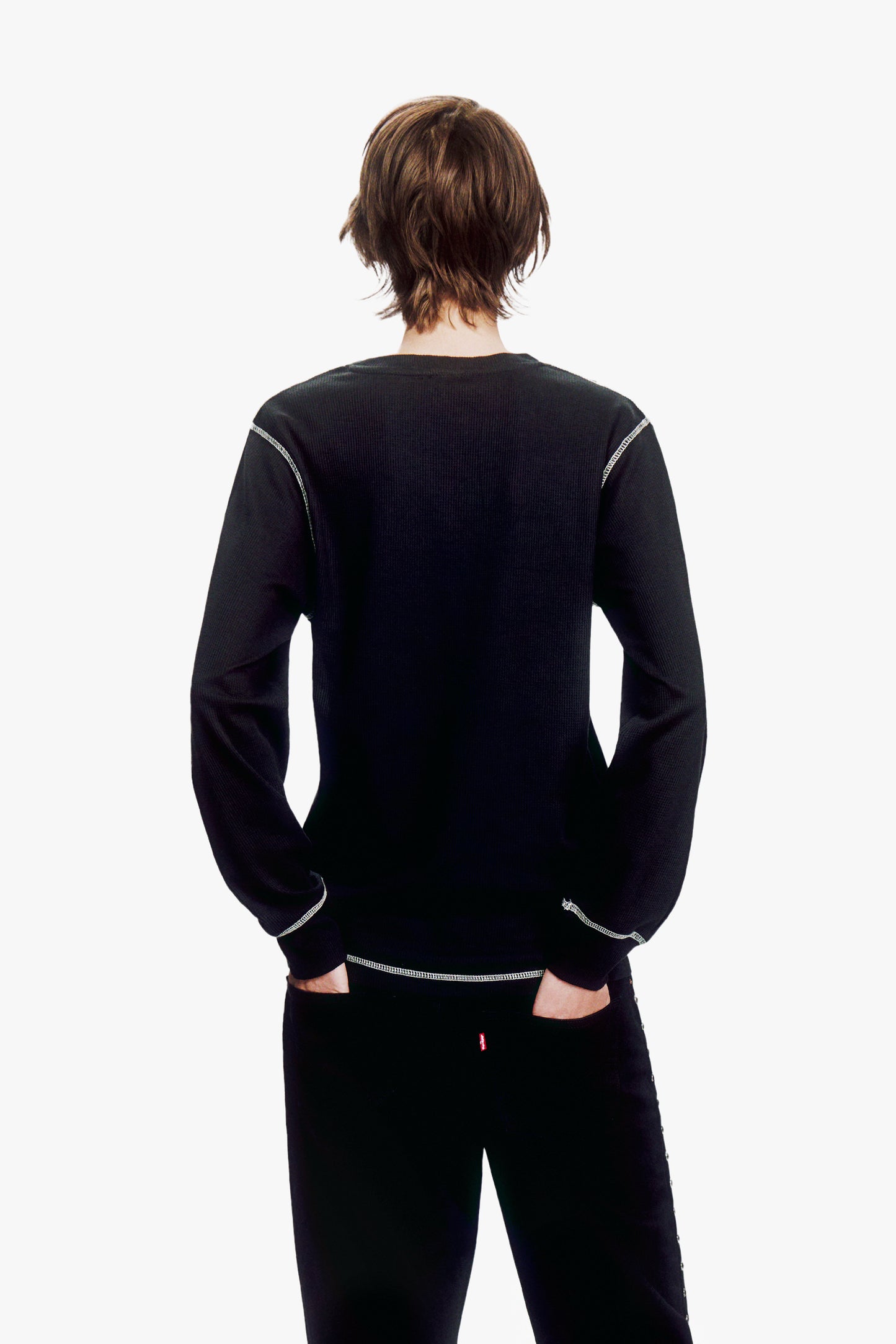 Anna Sui Thermal T-Shirt - Black