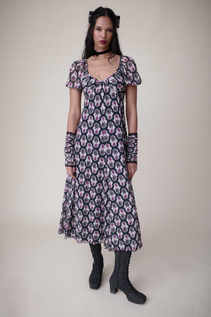 Sleeping Beauty Mesh Bow Dress Anna Sui Sleeping Beauty Mesh Bow Dress Anna Sui
