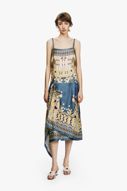 Pueblo Deco Border Dress
