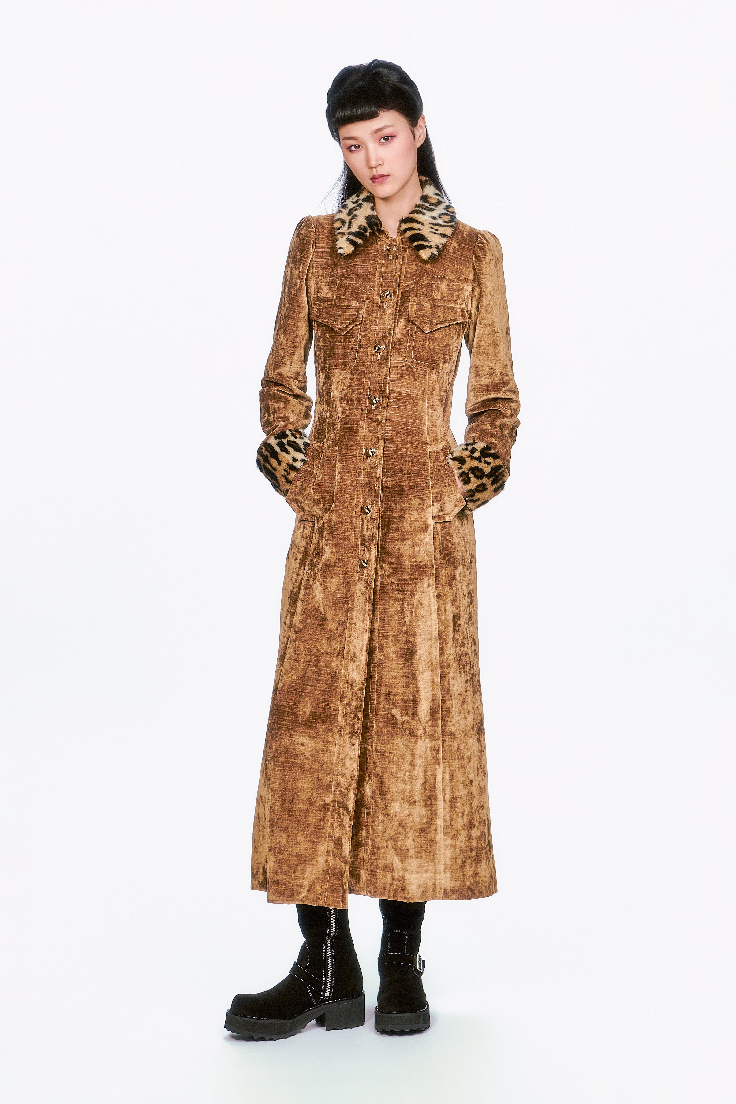 Velour Coat – Anna Sui