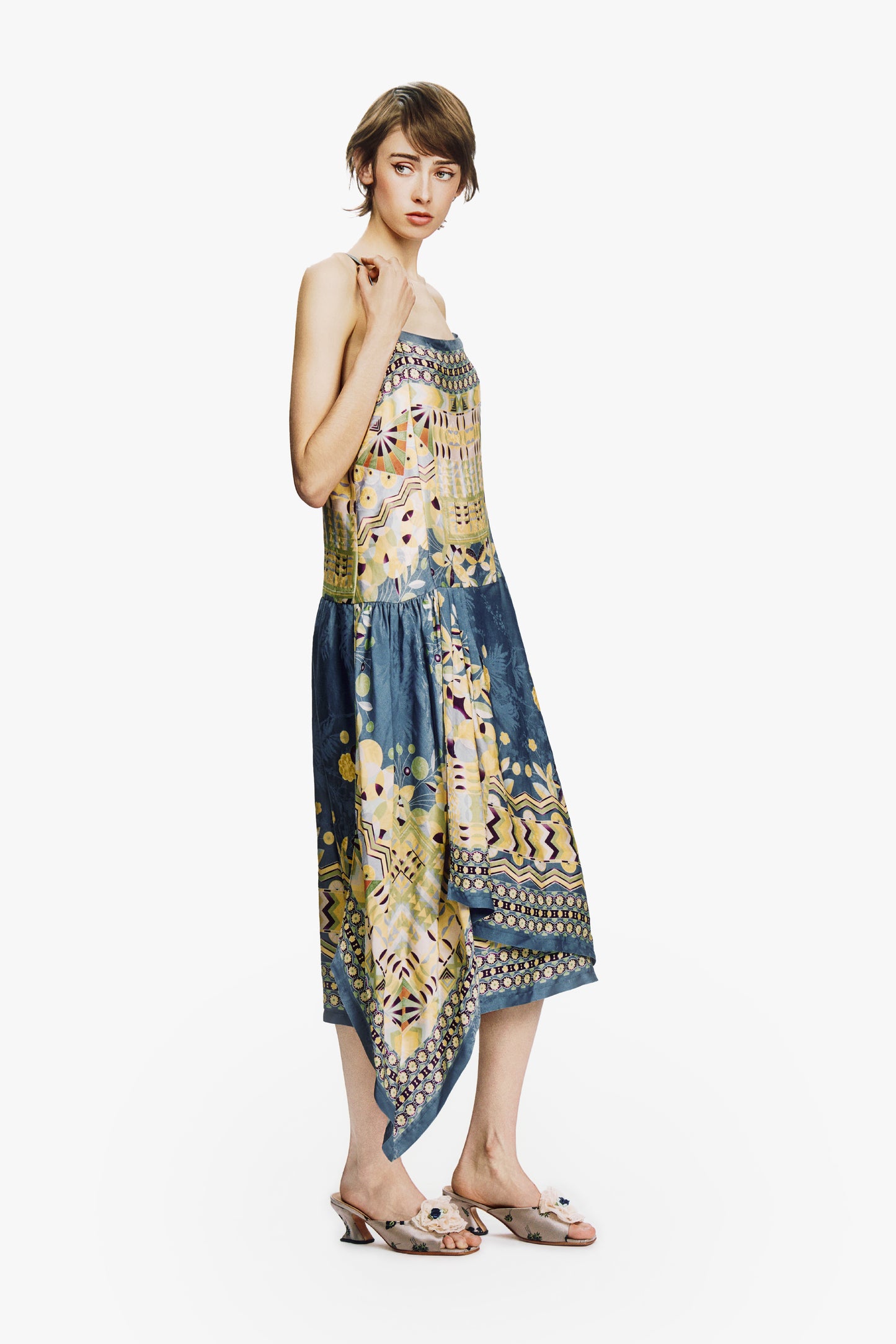 Pueblo Deco Border Dress