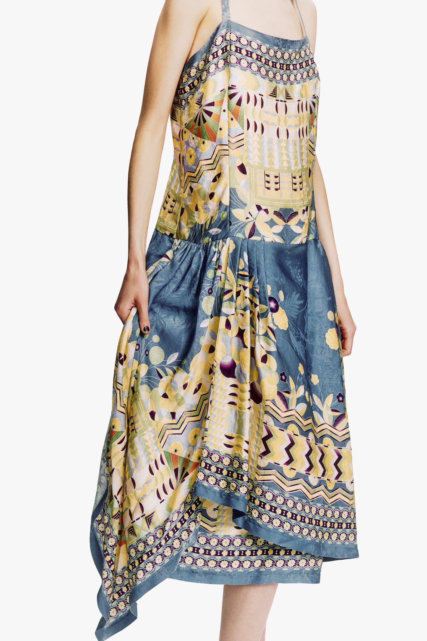 Pueblo Deco Border Dress