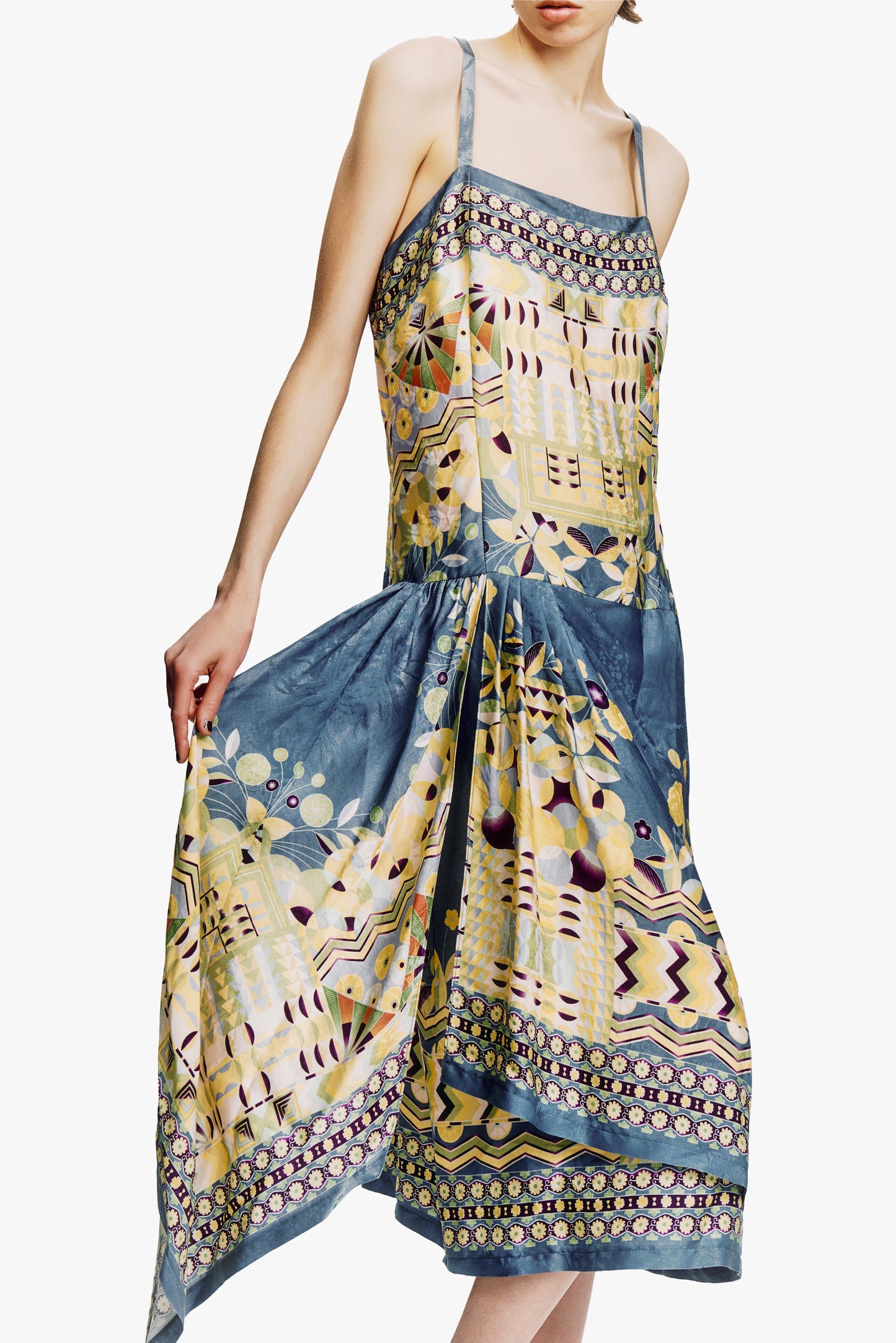 Pueblo Deco Border Dress