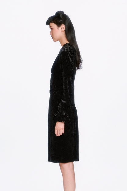 Boudoir Velvet Long Sleeve Dress